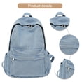 thumbnail image 1 of Mochila Retro para Mujer Y Hombre Vaquera Con Múltiples Bolsillos, 1 of 9