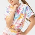 thumbnail image 6 of AherBiu Kid Teen Girls Clothes Workout Tops Lightweight Tie-Dye Sports Tshirt Short Sleeve Activewear Tees, 6 of 6