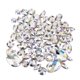 thumbnail image 1 of 2x 50pcs AB Color Crystal Botones Facetado Coser-en Adornos Flatback, 8-24mm, 1 of 5