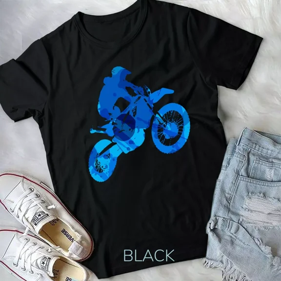 Motocross Dirt Bike Racing Gift for Teen Boys and Men Themed Graphic Unisex T-Shirt