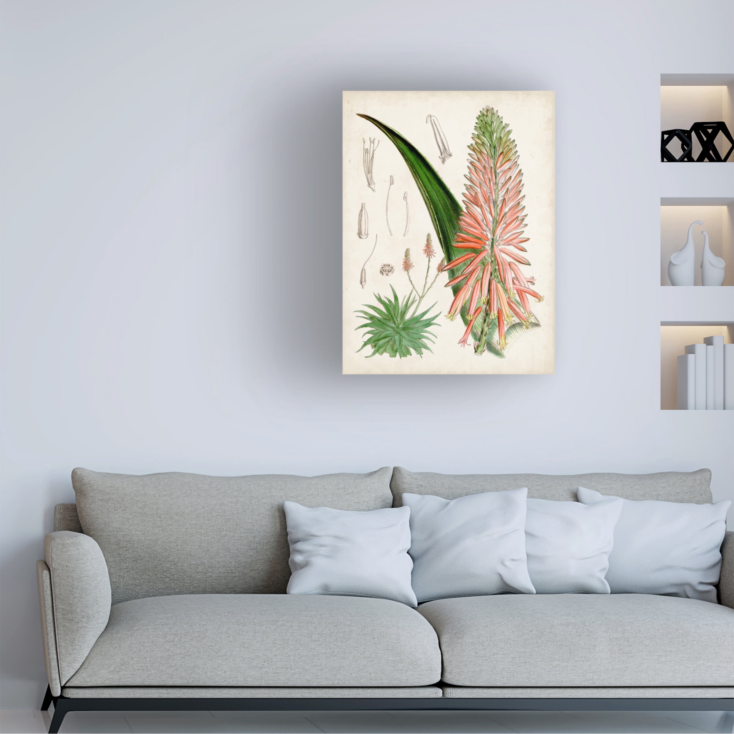Curtis 'Delicate Tropicals I' Canvas Art