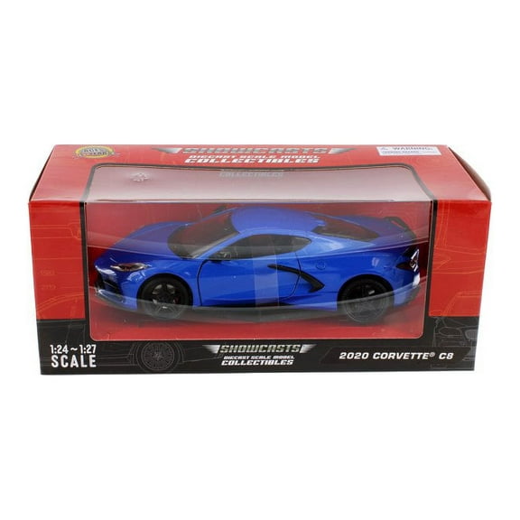 2020 Chevy Corvette C8 Stingray, Blue - Showcasts 71360BU - 1/24 Scale Diecast Model Car
