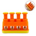 thumbnail image 1 of Finger Trainer， 4 Adjustable Buttons， For Guitar Players, Musicians, Athletes, Climbing Athletes and Physiotherapy ， Includes Example Exercises, 1 of 9