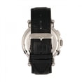 thumbnail image 2 of Kingsley Leather-Band Watch W/Day/Date - Silver/Black, 2 of 3
