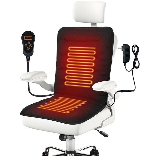 SoliSnug Heated Seat Cushion for Office Chair, Thick Heated Chair Pad, Auto Shut Off, 7 Heating Levels, Fast Heating, Heating Pad Seat Warmer for Ful