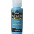 thumbnail image 3 of (2 pack) FolkArt Multi-Surface Acrylic Craft Paint, Satin Finish, Hawaiian Surf, 2 fl oz, 3 of 14