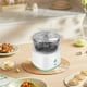 thumbnail image 4 of Electrodomésticos: Triturador de alimentos, robot de cocina pequeño recargable, limpieza con un solo botón, triturador de ajo portátil de 300 ml, fácil de usar para comida de bebé, electrodomésticos d, 4 of 8