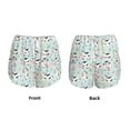 thumbnail image 5 of Picia Cute Cows Pattern Women's 2 in 1 Athletic Running Shorts High Waisted Workout Casual Gym Sweat Shorts with Comfy Liner Zipper Pockets-Medium, 5 of 9