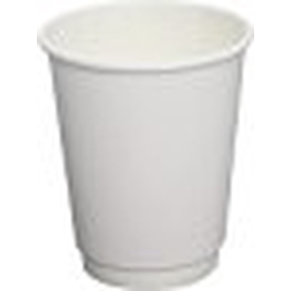 Lollicup C-KIC508W Karat Insulated Paper Hot Cup, 8 oz, White (Case of 500)