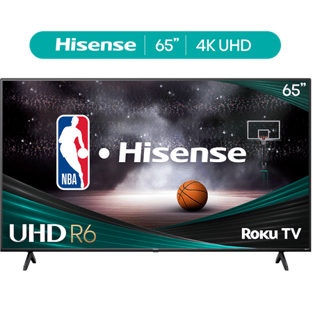 Hisense 65" Class 4K UHD LCD Roku Smart TV HDR R6 Series 65R6E4