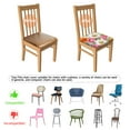thumbnail image 5 of Pioneer Flower Seat Covers for Dining Room Chairs Set Of 4,Stretch Printed Washable Chair Seat Cover with Elastic Ties and Button,Removable Waterproof Couch Cushion Covers, 5 of 6