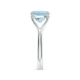 thumbnail image 3 of ANGARA Natural Solitaire 2.7 ct Aquamarine Split Shank Engagement Ring in 925 Sterling Silver for Women (Size-9mm) | March Birthstone, Anniversary, Jewelry Gift for Women | Natural Aquamarine Ring, 3 of 9