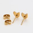 thumbnail image 4 of Aretes Broquel Gato Kitten Para Dama o Niña Oro 24K Lam dorado Unitalla, 4 of 7