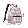 thumbnail image 2 of Salouo Strawberry Print Laptop Backpack 16.5'' Daypack Carry On Backpack for Men Women Outdoor Bag Laptop Sleeve and Dual for Weekender/Business/Hiking-One Size, 2 of 6