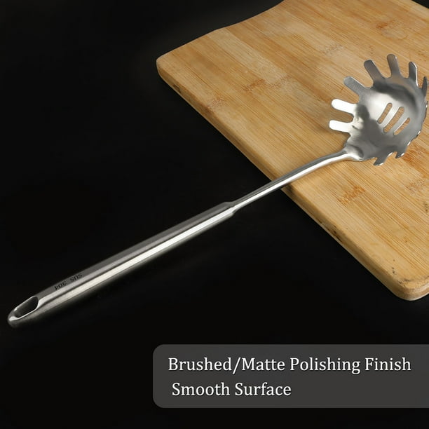 Stainless Steel Pasta Server Fork Heat Resistant Spaghetti Spoon