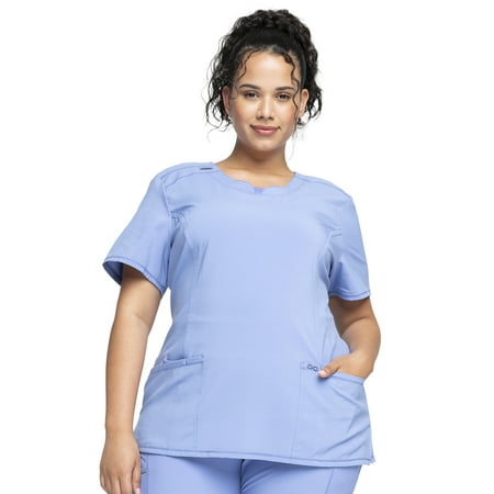 

Cherokee Infinity Women s Scrubs Top Round Neck 2624A