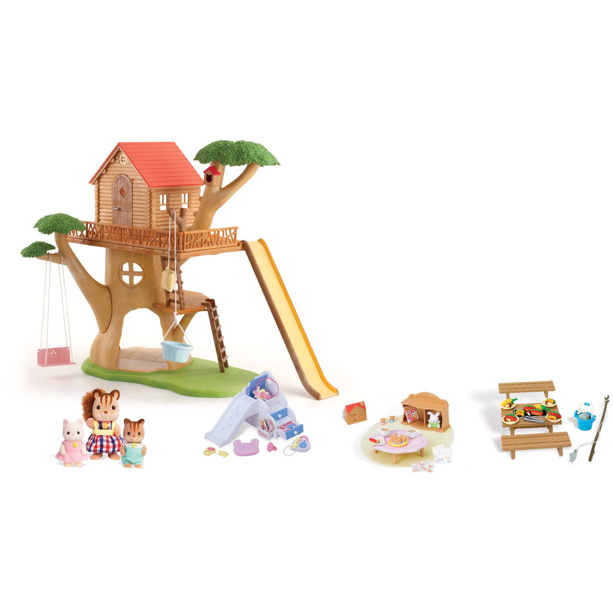 calico critters adventure treehouse gift set