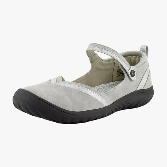 Jambu Raven Women's Flats Light Grey Shimmer Size 9.5 M