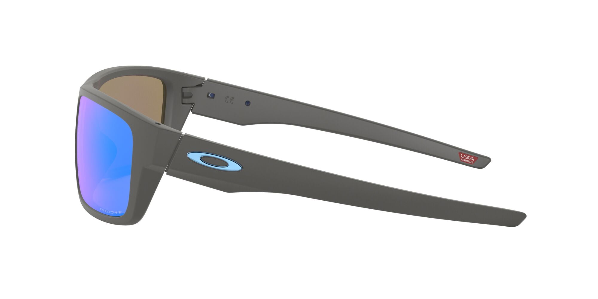 Oakley Men's OO9367 Drop Point Polarized Rectangular Sunglasses