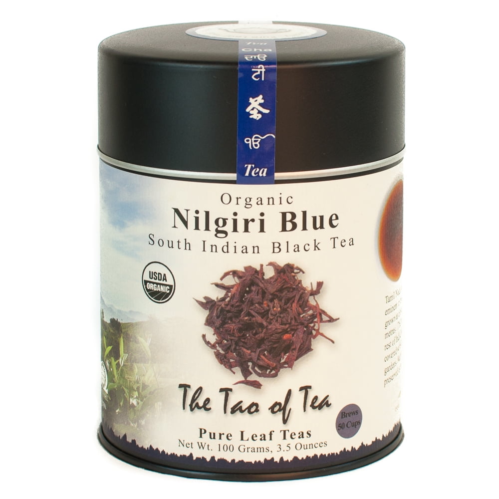 The Tao of Tea, Organic Nilgiri Blue Tea, Loose Leaf Tea, 3.5 Oz Tin