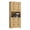 Light Oak, variant on Volkmi 72" Tall Pantry Cabinet, Kitchen Hutch Storage Cabinet with Countertop for Microwave, Freestanding Wooden Cupboard with Carved Door & Crystal Handle, for Dining Room, Living Room,Antique White