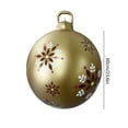thumbnail image 3 of 60cm Inflatable Christmas Ball PVC Glow Christmas Inflatable Ball (Style S), 3 of 8