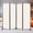 Beige, variant on Room Divider Folding Privacy Sceens, 4 Panel Partition Room Dividers 88'' Wall Divider Screen, Upgrade (Wider Feet) Portable Temporary Partition Wall for Room Separation for Bedroom Office School