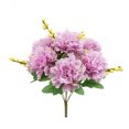 thumbnail image 3 of Centro de mesa de flores artificiales, mesa para el hogar, decoración floral, banquete de boda, tela de seda, flor falsa, púrpura Advancent HA6703-04B, 3 of 6