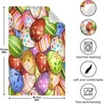 thumbnail image 3 of Dreamtimes Soft Absorbent Reusable Kitchen Towels, Set of 1|28x18 in, Colorful Eggs Dining Kitchen Living Room Tea Towels Dish Towels Decorative Towels, 3 of 7