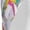 White, variant on Unicorn DoingYoga Pattern Women's 2 in 1 Athletic Running Shorts High Waisted Workout Casual Gym Sweat Shorts with Comfy Liner Zipper Pockets-Large