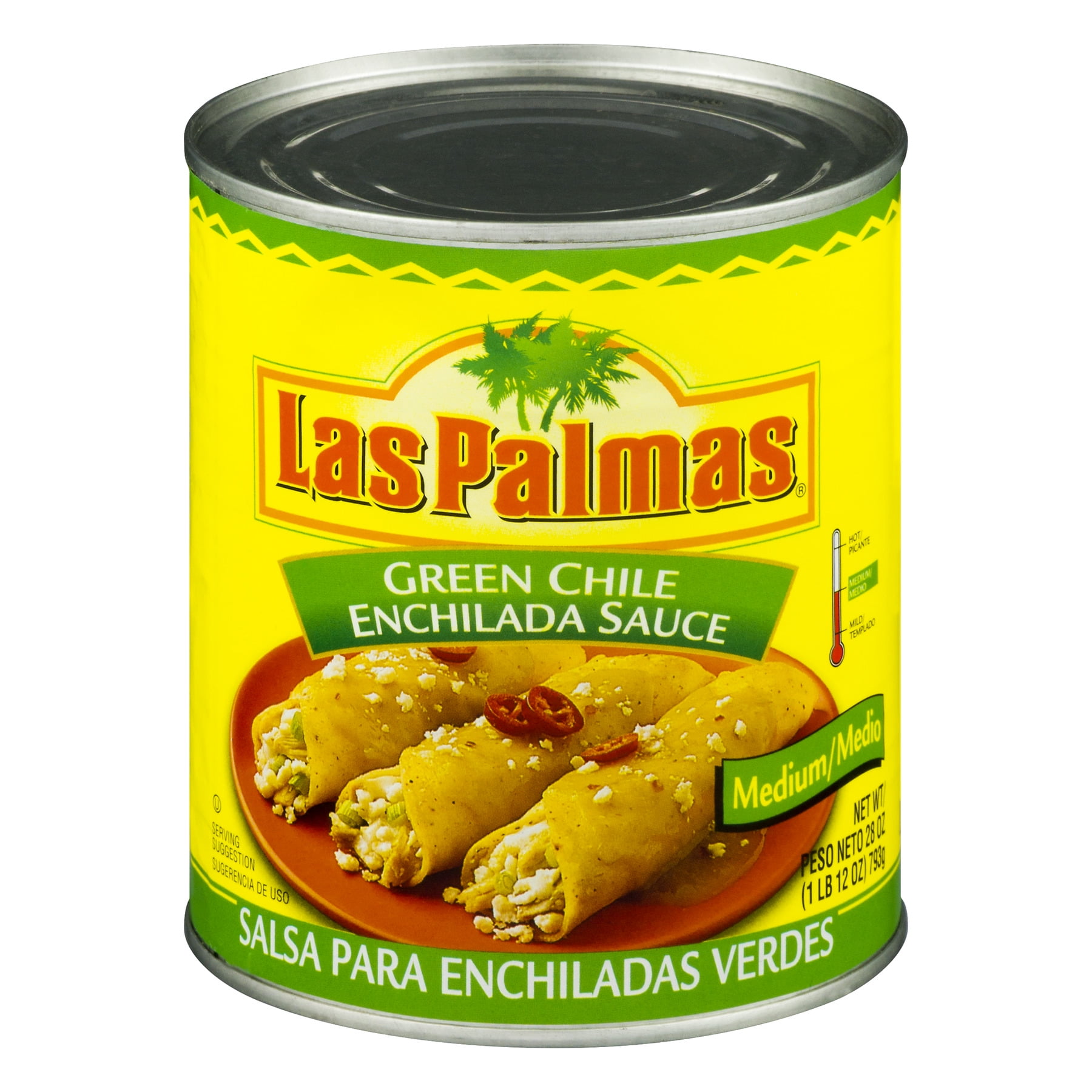 Las Palmas Medium Green Chile Enchilada Sauce, 28 oz - Walmart.com