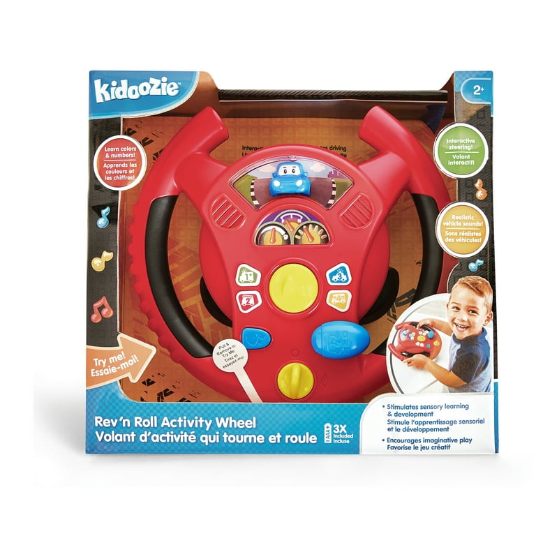 Kidoozie Rev 'N Learn Activity Wheel - Gear Up for Sensory