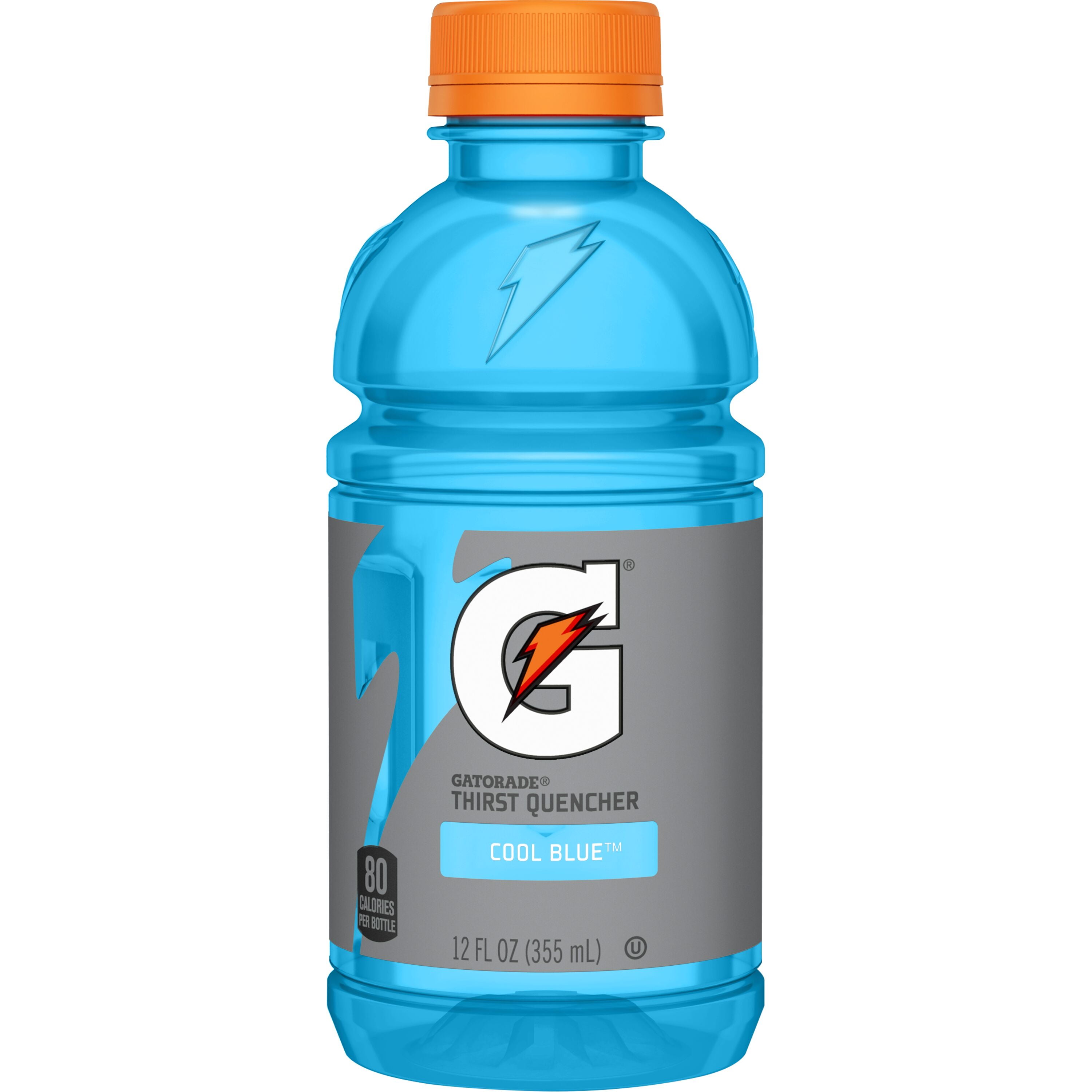 (4 pack) Gatorade Thirst Quencher Cool Blue Sports Drink, 12 fl oz, 6 Count