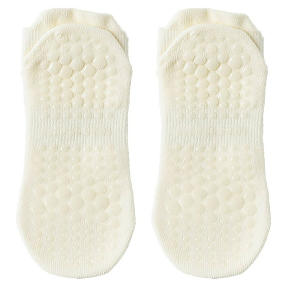 PMVFHDE Women's Yoga Socks, Grip Socks for Running or Pilates, Mesh Breathable Boat Socks, Ideal for Fitness Beige