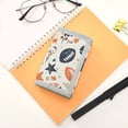thumbnail image 7 of JIALIOU Nylon Trifold Card Wallet with ID Window Zipper Pocket for Men Women Teen Rugby Leaves Star, 7 of 7