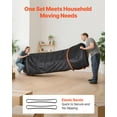 thumbnail image 4 of VEVOR Moving Blankets 12 Pcs, 72 x 40 in (32 lbs/dz) Large Packing Blankets with Cotton Filling, Heavy Duty Nonwoven Fabric Padded Moving Blanket for Shipping, Wrapping, Protecting Furniture, 4 of 9