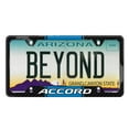 thumbnail image 2 of Honda Accord Blue Racing Stripe Black Real Carbon Fiber 50 States License Plate Frame, 2 of 8
