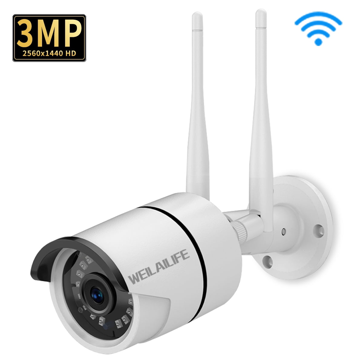 【Dual Antennas Wireless Enhanced】Home/Outdoor Extend Security Camera