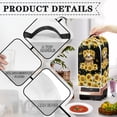 thumbnail image 4 of HELLHERO Sunflower Puppy Coffee Machine Dust Cover with Stylish Multifunctional Polyester, 4 of 6