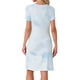 thumbnail image 3 of INSPIRE CHIC Camisones de Mujer Vestido de Lounge Pijamas Cuello Redondo con Bolsillos Noche M Azul Claro, 3 of 5