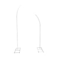 thumbnail image 4 of twisto Arch Backdrop Stand Metal Curved Top Wedding Arch Frame Backdrop Stand with Reinforced Base for Balloon Background Bracket Decor Suitable for Ceremony White, 4 of 8