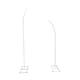 thumbnail image 4 of Soporte para arco de boda con parte superior curvada, soporte para telón de fondo para despedidas de soltera de Año Nuevo. Blanco, 4 of 9