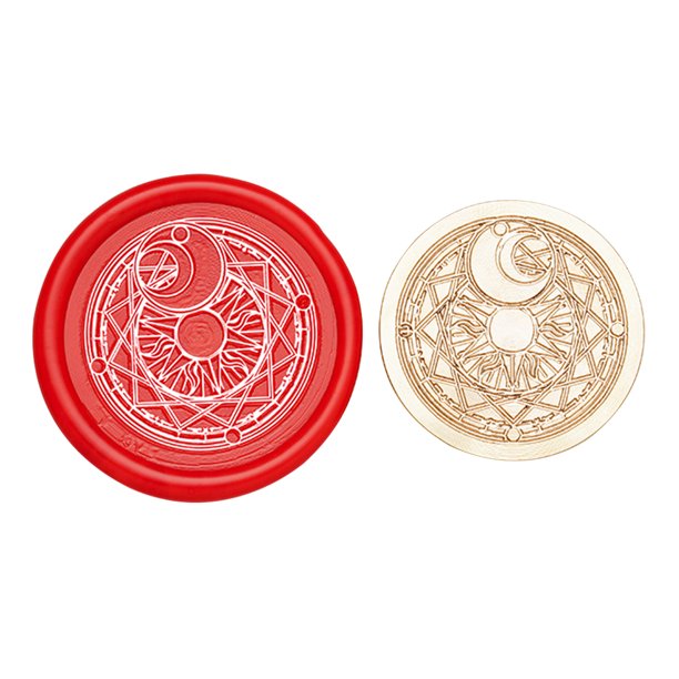 DQrwqpou DIY Art Seal Head Craft Suministros Redondos para Empaquetar Álbumes Recortes (D)