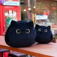 thumbnail image 3 of BESTSKY Cat Stuffy Black Cat Plush Toy Funny Stuff Cat Pillow Weighted Stuffed Animals Style 2 30cm, 3 of 4
