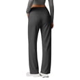 thumbnail image 5 of Yievot Womens Dress Casual Pants Stretchy High Waisted Golf Pant Wide Leg Work Business Trousers with Pockets, 5 of 8