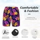 thumbnail image 3 of Balery Purple Flower Bañador para hombre, shorts de playa de secado rápido con entrepierna y forro de compresión-XX-Large, 3 of 6