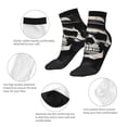 thumbnail image 5 of Pofeuu Magician Hat Skull Print 30cm Socks, Adult Running Hiking Socks for Youth and Adult, 5 of 7