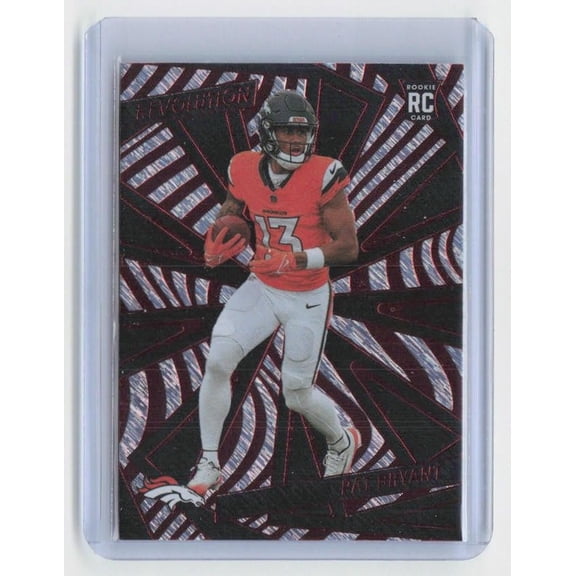 2025 Panini Revolution Red Storm #230 Pat Bryant Denver Broncos Football Card Denver Broncos NFL FOOTBALL Trading Card