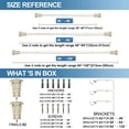 thumbnail image 4 of Urbanest Chilton Adjustable Single Drapery Curtain Rod & Hardware Set, 4 of 6