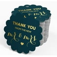 thumbnail image 4 of Inkdotpot Thank You From The New Wedding Bottle Tag Real Gold Foil Favor Hang Tags 100 Pack, 4 of 6